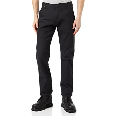 Image of Dickies Men&#039;s Tough Max Duck Carpenter Pant, Stonewashed Black, 30W / 30L
