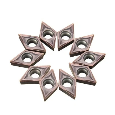 Image of MASUNN 10pcs DCMT070202 Carbide Inserts for SDJCR1010H07 Turning Tool Holder