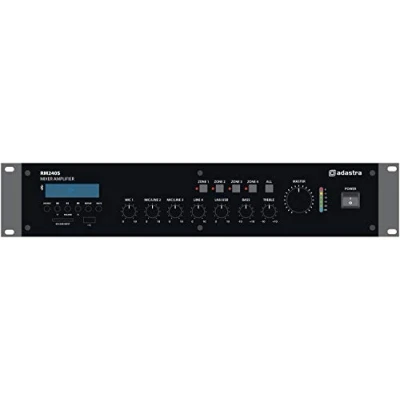Image of Adastra Complete Powered Mixer &amp; Amplifier Combo Bluetooth, USB, SD, FM Tuner 240 Watts