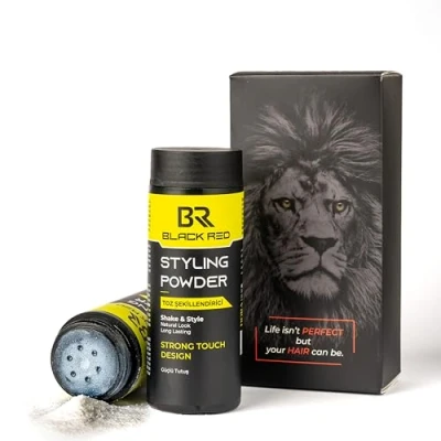 Image of black red® Texturising Hair Styling Powder, 20 gr: Get Invisible Texture and Volume for a Natural, Strong Touch with Our Special Formula Men Women
