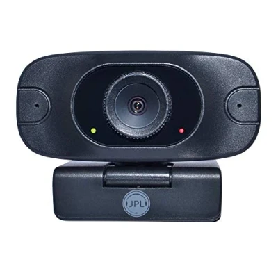 Image of JPL Vision Mini+ USB A, 1080p Pro HD Webcam, with Internal Privacy Cover &amp; A to C Adapter Included (Ideal for Remote Home Workers, Office Students, Schools or Universities) Black