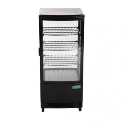 Image of Polar C Series Energy Efficient Curved Door Display Fridge Black 86Ltr