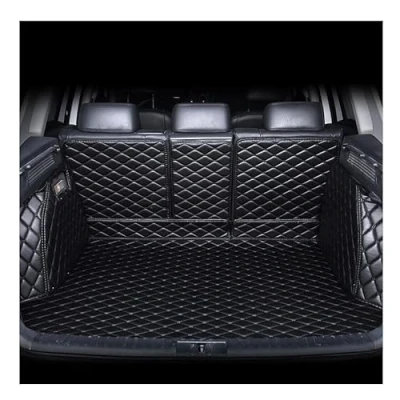 Image of Car leather Trunk Mat,for Peugeot 2008 2020 2024 Boot Liner Protector Mats Anti Scratch Slip Waterproof Pad Accessories,B