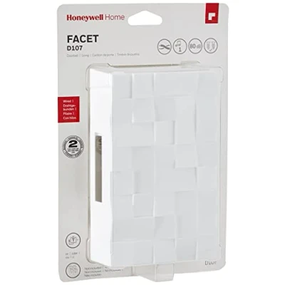 Image of Honeywell Home D107 Facet Classic Wired Doorbell, Applicable