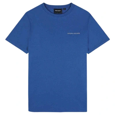 Image of Lyle &amp; Scott Mens Embroidered T Shirt (Spring Blue) L