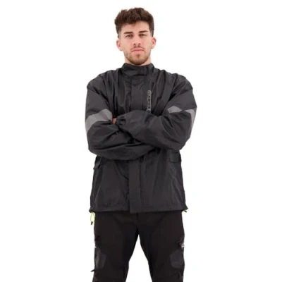 Image of Alpinestars Hurricane Rain Jacket Black S