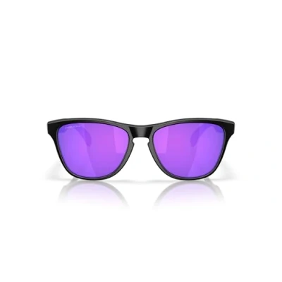 Image of Oakley Man OO9508 FROGSKINS S 950804 Occhiali da sole O_matter Black Violet Round Normal