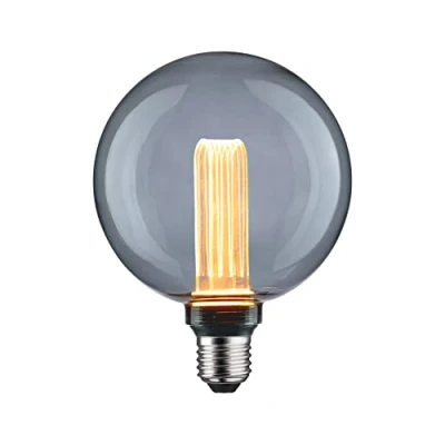 Image of Paulmann 28876 LED Lamp Inner Glow Edition Globe G125 80 lm Smoked Glass 3.5 Watt Light Bulb 1800 K E27