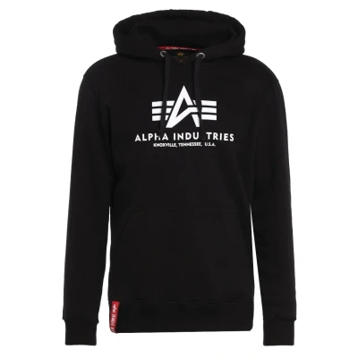 Image of Alpha Industries Hoodie black, Men&#039;s, Size: XL, Black
