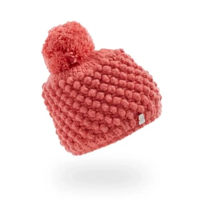 Image of Spyder Girl&#039;s Brrr Berry Beanie hat, Dark Pink, Standard Size