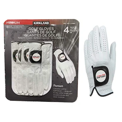 Image of Kirkland Signature Golf Gloves, Sizes M Pack of 4
