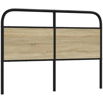 Image of vidaXL Headboard Sonoma Oak 135 cm Steel and Engineered Wood