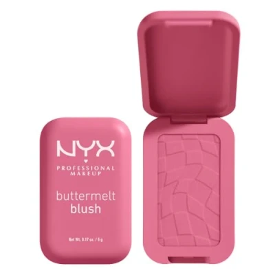 Image of NYX Professional Makeup Buttermelt Powder Blush, Up To 12H Wear, Seamless Blending, Fade and Transfer Resistant, With Shea Mango Butter, Vegan Formula, Shade: For The Butta