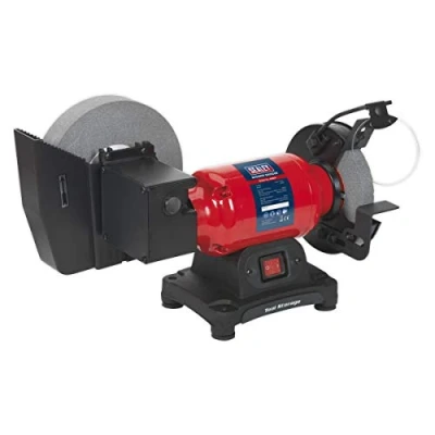 Image of Sealey Bench Grinder Wet &amp; Dry Ø200/150mm 250W/230V