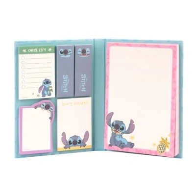 Image of Grupo Erik Disney Stitch Sticky Notes Set 6 Notepads in Different Sizes Cute Gifts Stationery