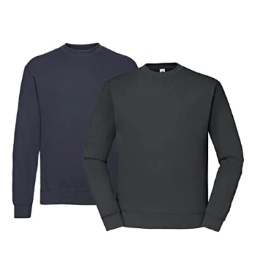Image of Fruit of the Loom Men&#039;s In Sweat Sweatshirt Set, 1x Deep Navy, Graphit &amp; Hlkauf Block, L