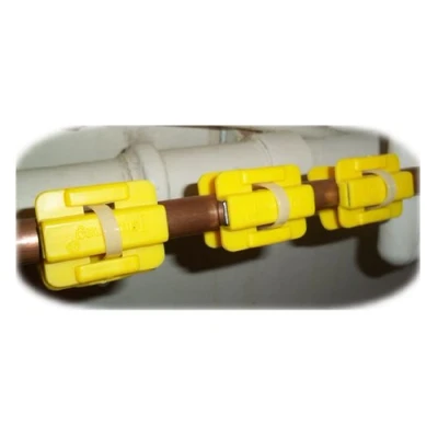 Image of TurboMag (Yellow) 3 Pairs Power Magnetic Water Conditioner SOFTENER limescale remover Kitchen Garden Bathroom