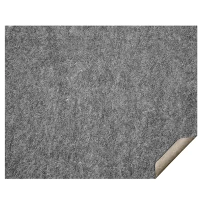 Image of VEVOR 8&#039; x 10&#039; Protective Rubber, 0.24&quot; Thick Dual Surface Felt Anti Skid Mat, 7 8㎡ Area Carpet Padding Rug Cushion Safe for All Floors, Gray, 2440 3060 mm