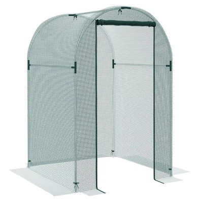 Image of Outsunny Fruit Cage, Plant Protection Tent, 1.2 x 1.9m, Green