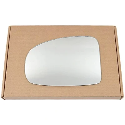 Image of Less4spares Wing Mirror Glass Left Compatible with Toyota Avensis 2009 2015 STICK ON Passenger Near Side Convex