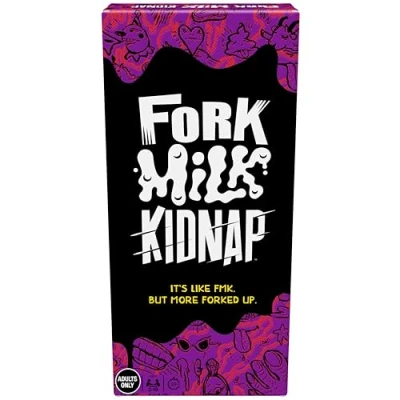 Image of Hasbro Gaming Fork Milk Kidnap Party Game for Adults Only, Hilarious NSFW Adult Card Games 3 to 10 Players, Ages 18+ English Version