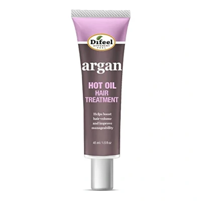 Image of Difeel Hot Oil Hair Treatment with Argan 1.5 oz.