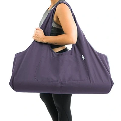 Image of Yogiii Large Yoga Mat Bag The Original YogiiiTotePRO Carrier with Side Pocket for and Blocks