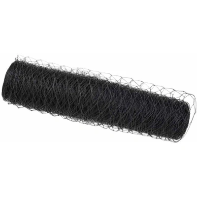 Image of vidaXL Hexagon Fence Grey 0.4x100 m Steel