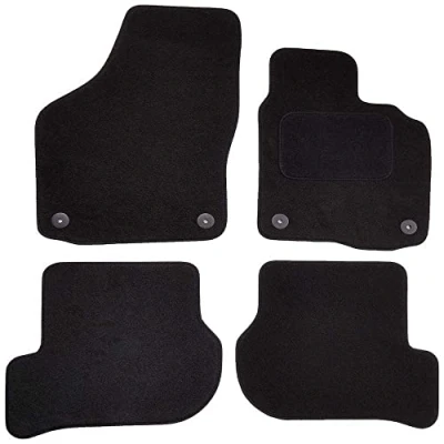 Image of JVL Fully Tailored Rubber Car Mat, Set of 4…