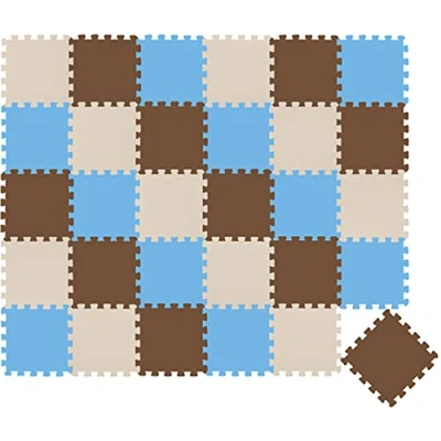 Image of LittleTom 27 Pieces Baby Play Mat 30x30 Soft Puzzle Mats Floor Playmat Interlocking Foam Tiles