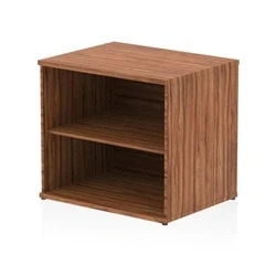 Image of Impulse 600mm Deep Desk High Bookcase Walnut