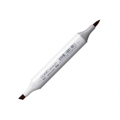 Image of Copic Sketch Coloured Marker Pen (E 47) Dark Brown, For Art &amp; Crafts, Colouring, Graphics, Highlighter, Design, Anime, Professional Beginners, Supplies Colouring Books