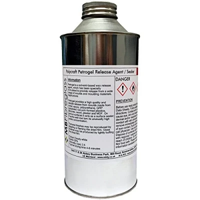 Image of Polycraft LPJ Petrogel Solvent Based Wax Release Agent for Moulds 1 Litre