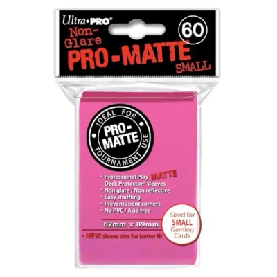 Image of Ultra Pro 330523 Sleeves D10 Card Game (Small, Pink)