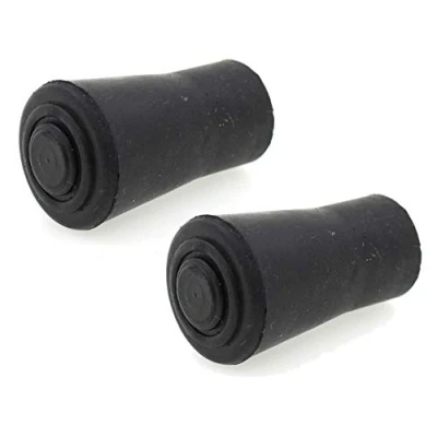 Image of Lifeswonderful 2pcs: Rubber Ferrules Tips Ends for Leki Style Hiking Sticks Trekking Poles 12mm