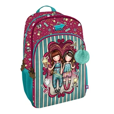 Image of Santoro Gorjuss Triple Zip Rucksack Fireworks