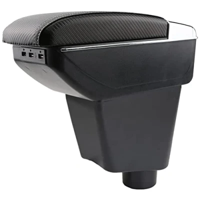 Image of YJYWZH Armrest Compatible with Renault Clio 4 Captur 3 III IV Car Consoles Arm Rest Storage Box Cup Holder Interior