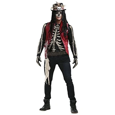 Image of Voodoo Doctor Mens Fancy Dress Costume Small