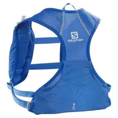 Image of Salomon Agile 2 Unisex Hydration Vest, Trail Running, MTB, Hiking, Dynamic Comfort, Quick Access, and Comfort in Motion, Blue