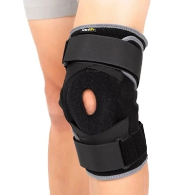 Image of BraceUP Hinged Knee Brace Support for Pain Maximum and Comfort ACL/PCL Injuries, Meniscus Tears, Arthritis (S/M)