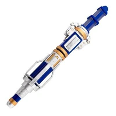 Image of Doctor Who 12th Electronic Sonic Screwdriver Prop Toynk Exclusive, Blue