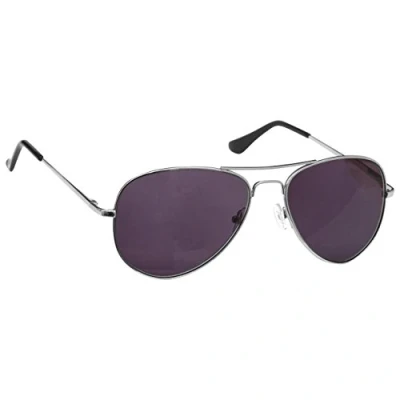 Image of OPULIZE Silver Reading Sunglasses Metal Frame UV400 Mens Womens S8 8 +1.00
