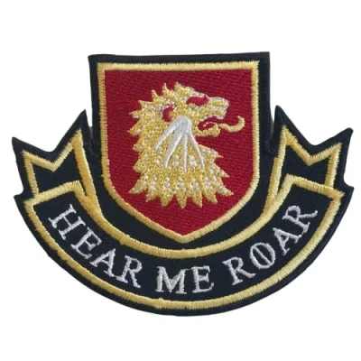 Image of Hear Me Roar Lannisters GOT Iron Sew on Embroidered Patch