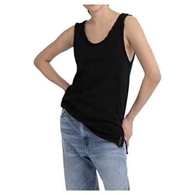 Image of REPLAY Women&#039;s W3794 Cami Shirt, 098 Black, XS