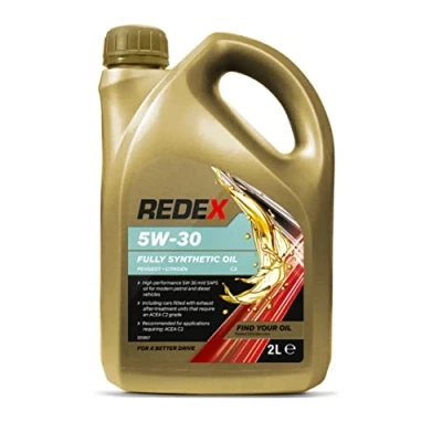 Image of REDEX 5w 30 C2 Fully Synthetic Engine Oil for Peugeot &amp; Citroen, 2 Litre