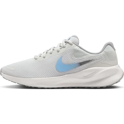 Image of Nike Performance Revolution 7 Road running shoes, Women&#039;s, Size: 4, Photon dust/metallic pewter/psychic blue/summit white/cool grey/light smoke grey