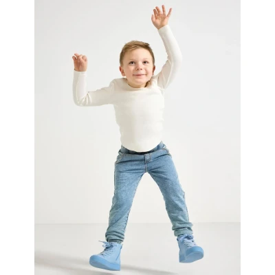 Image of Joggers with denim look