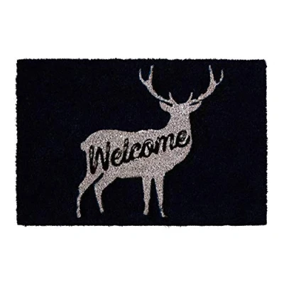 Image of Premier Housewares Door mat, Indoor, Non Slip Welcome Deer
