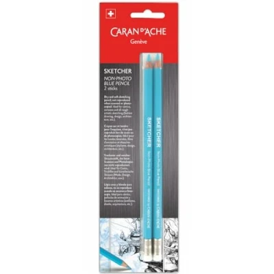 Image of Caran d&#039;Ache Coloured Pencils Blue 2 903.302