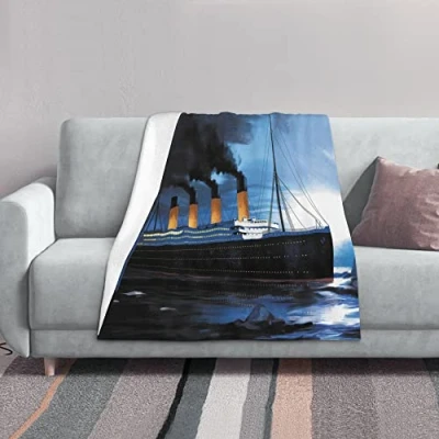 Image of Jeezshop Flannel Blanket Lightweight Soft Cozy Fuzzy Warm Fleece Throw for Couch Sofa Bedroom Living Room 50&quot;x40&quot;